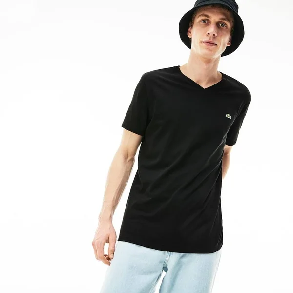 Lacoste TH6710-51 Lacoste V-Neck Wht - S