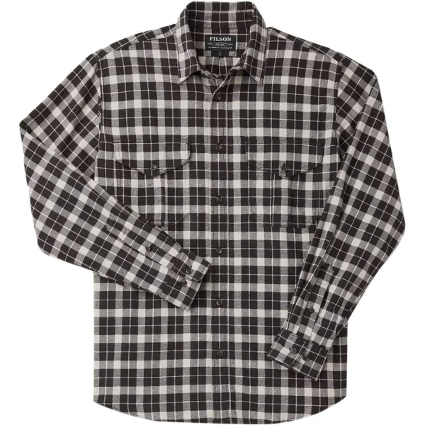 Filson Lightweight Alaskan Guide Shirt - Men's Brown Heather/Light Khaki Plaid, XL