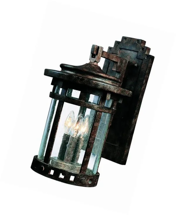 Maxim 3134CDSE - Santa Barbara Cast, 3-Light Outdoor Wall Lantern, Sienna
