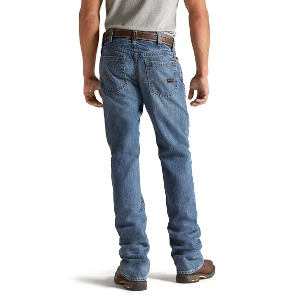 Ariat FR M4 Men's Low-Rise Boot Cut Jeans, 10012552, Flint