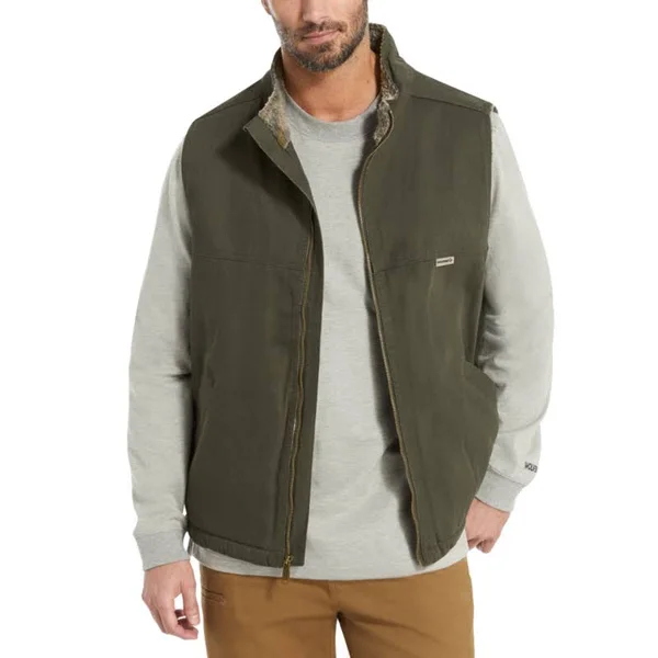 Wolverine Men's Upland Vest (Big & Tall) Olive - Size LT