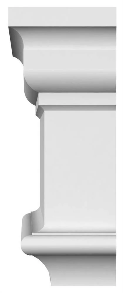 108 inch Bottom Width x 109 1/2 inch Top Width x 4 5/8 inchh x 1 1/8 inchp Holmdel Crosshead