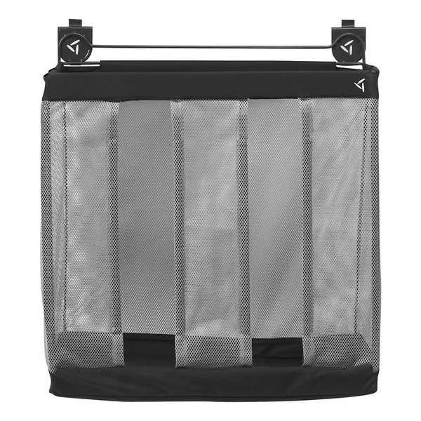 Gladiator Ball Caddy - Wall organization rail storage basket - mesh - granite
