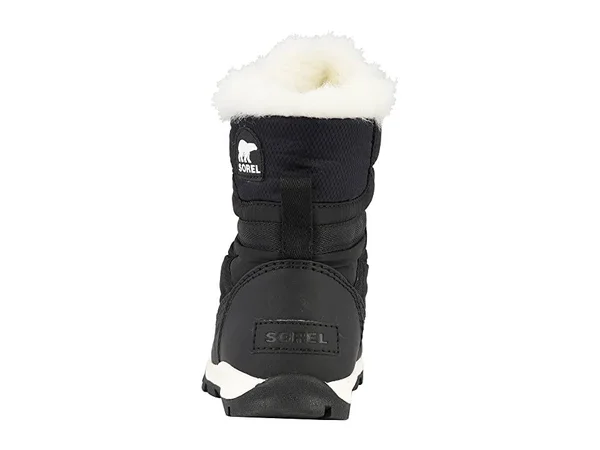 Sorel Youth Whitney Short Lace Boot - 3 - Black - Sea Salt