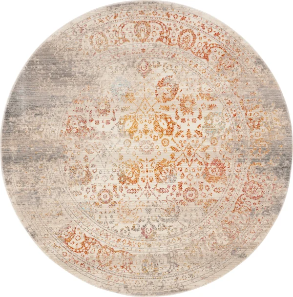 Safavieh VTP411C Vintage Persian Grey - Multi Area Rug - 6& x 9&