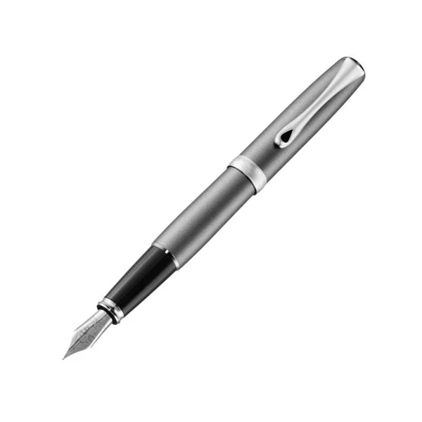 Diplomat Excellence A2 Fountain Pen - Venezia Platin Matte Chrome