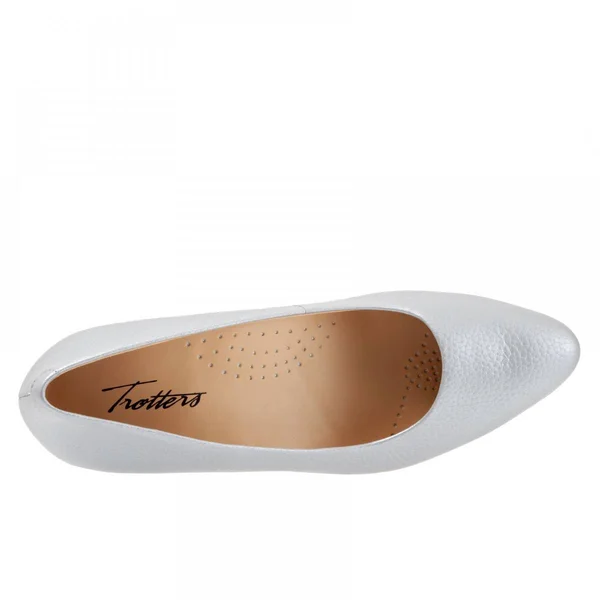 Trotters Women's Kari Pump - Color: Grey, Size: 10.5