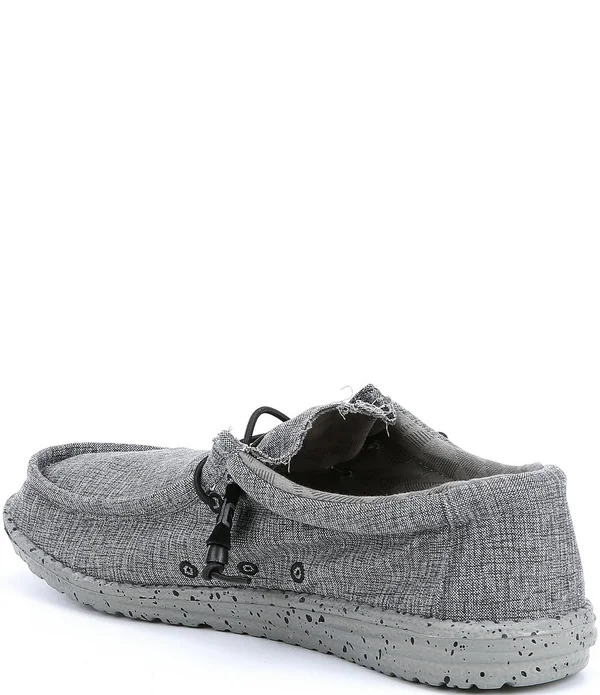 Hey Dude Men's Wally Stretch Shoes - Black