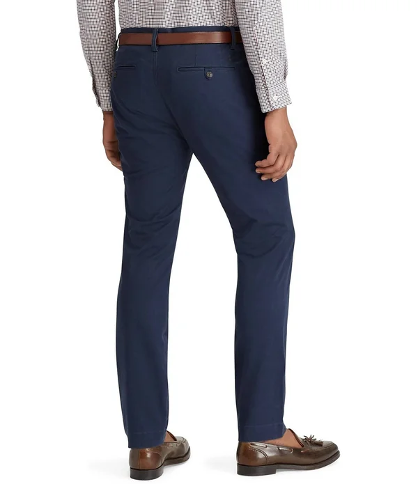 Polo Ralph Lauren Men's Straight-Fit Stretch Chino Pants - Ink