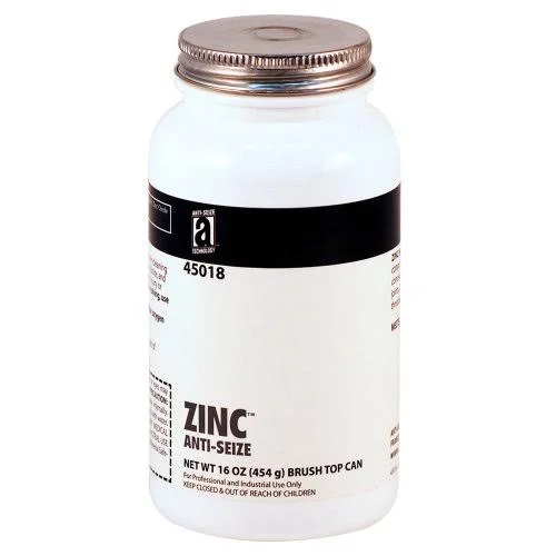 Zinc Anti-Seize 45018 Zinc Petrolatum Compound - 16 oz., Gray, Paste
