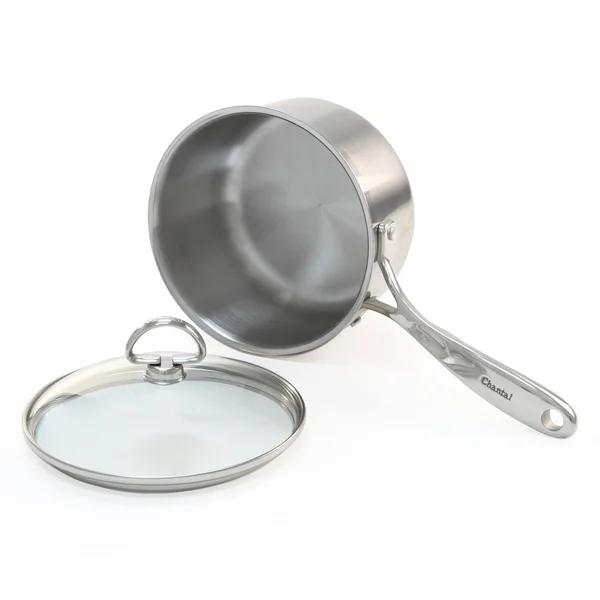 Chantal Induction 21 Steel 2 Quart Saucepan with Glass Lid