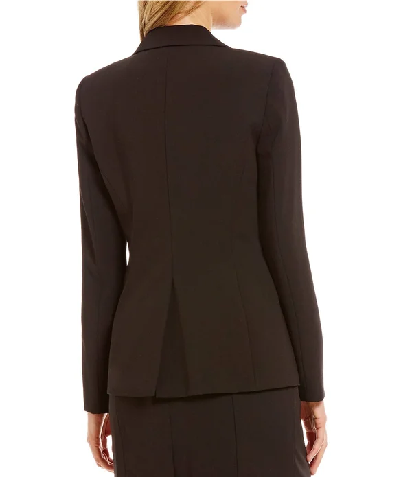 Calvin Klein Women's 1 Button Jacket - Black, 14