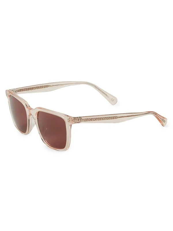 Oliver Peoples Lachman Sun Square Sunglasses 50 mm