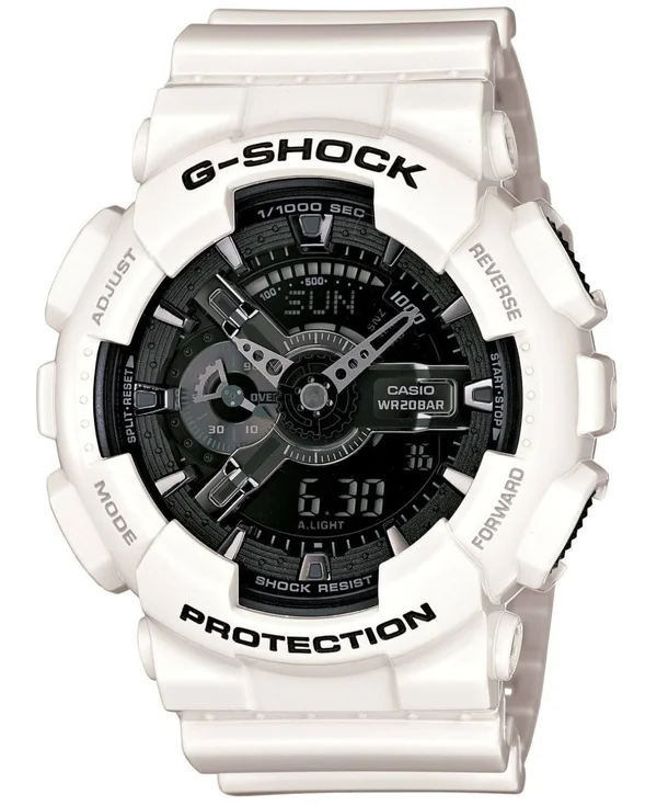Casio Men's G-Shock GA110GW-7A White Resin Quartz Sport Watch