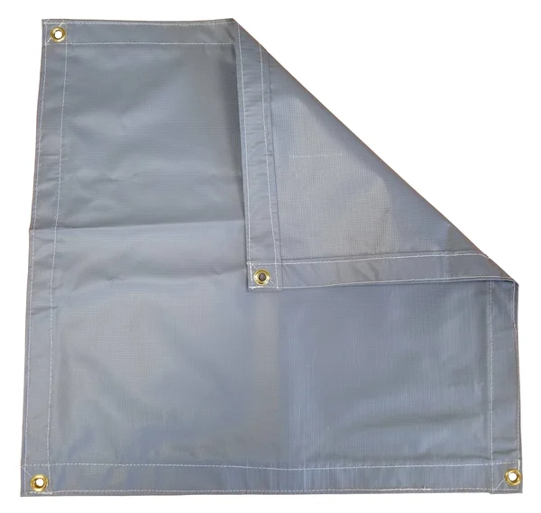 Tarps Direct 8'x10' Gray Flame Retardant Vinyl Laminated Tarp 13 oz.