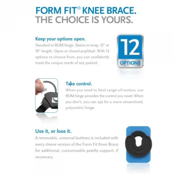 Ossur Form Fit ROM Knee Wrap Brace
