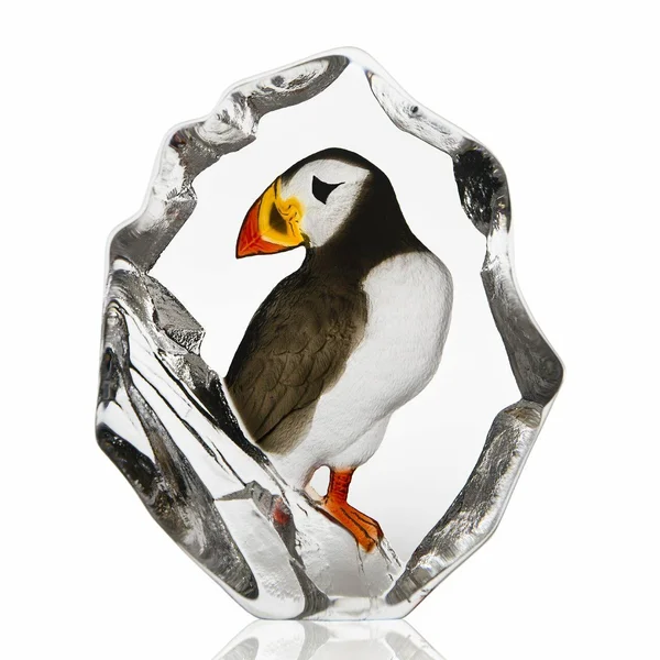 Puffin Crystal Art Glass Sculpture, 34302