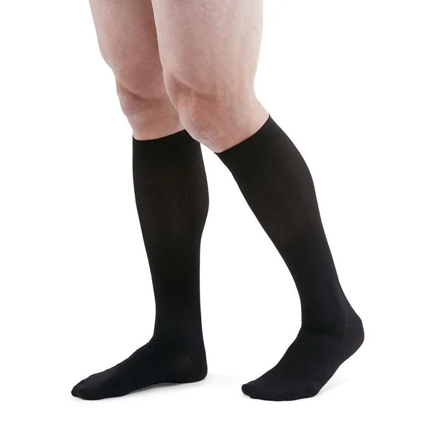 Mediven for Men Classic 30-40 mmHg Knee High - Extra Wide Calf, IV, Tall, Black