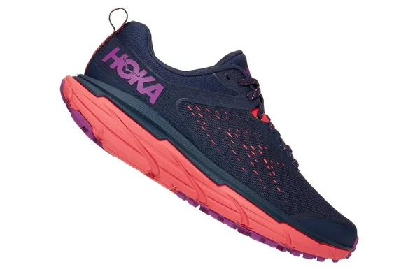 Hoka Women's Challenger ATR 6 Black Iris/Hot Coral, 12