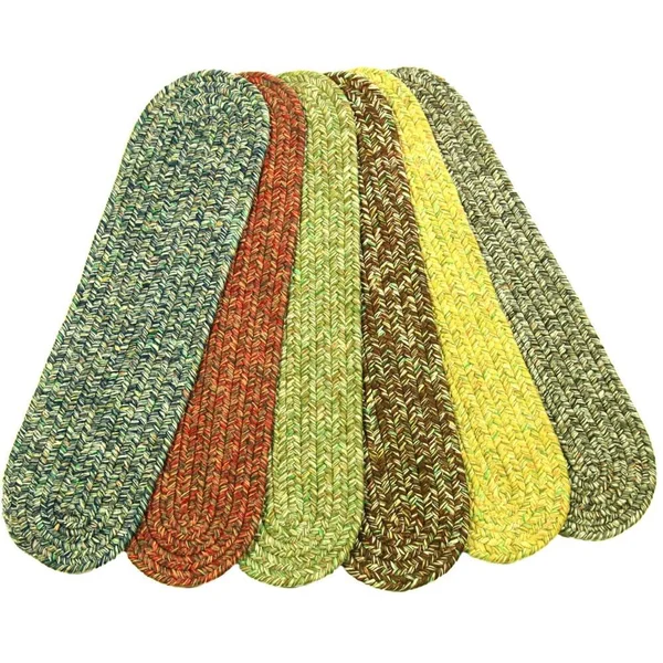 Rhody Rug Sandi Indoor/Outdoor Braided Rug - Bayleaf 3& x 5& Oval