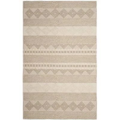 Billie Geometric Handmade Flatweave Beige/Ivory Area Rug Laurel Foundry Modern Farmhouse Rug Size: Rectangle 10' x 14'