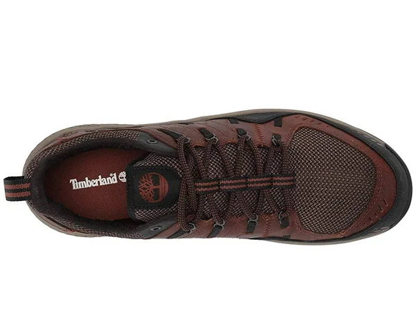 Timberland Flyroam Trail Low Leather/Mesh 8 Men's Dark Brown