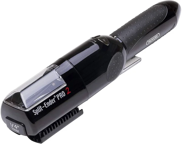 Split Ender Pro 2 - At-Home - Cordless Split End Hair Trimmer - Includes 1/4” Trim Settings - Black