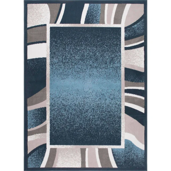 Home Dynamix Premium Rizzy Area Rug - Blue/Gray, 5&2 inchx7&4 inch