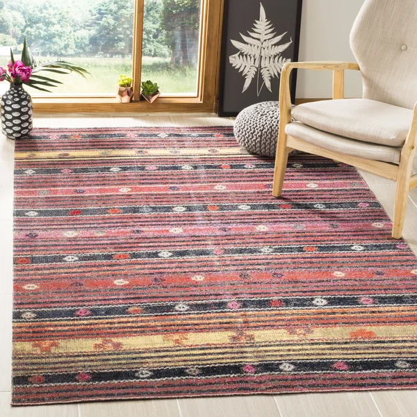 Safavieh Montage MTG217P Rust - Multi 9& x 12& Area Rug