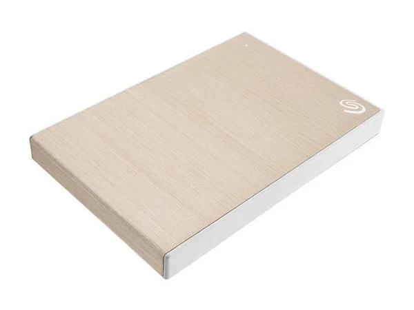 Seagate STHN2000404 Backup Plus Slim 2 TB Portable Hard Drive - External - Gold