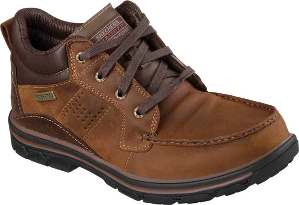 Skechers Men's Relaxed Fit Segment Melego, Size: 8.5, Dark Brown