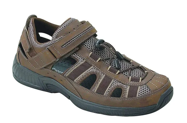 Men's Orthofeet Clearwater, Size: 11.5, Brown