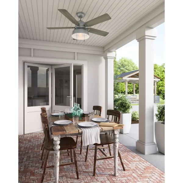 Hunter Mill Valley 52x22 Ceiling Fan in Indigo Blue 50252