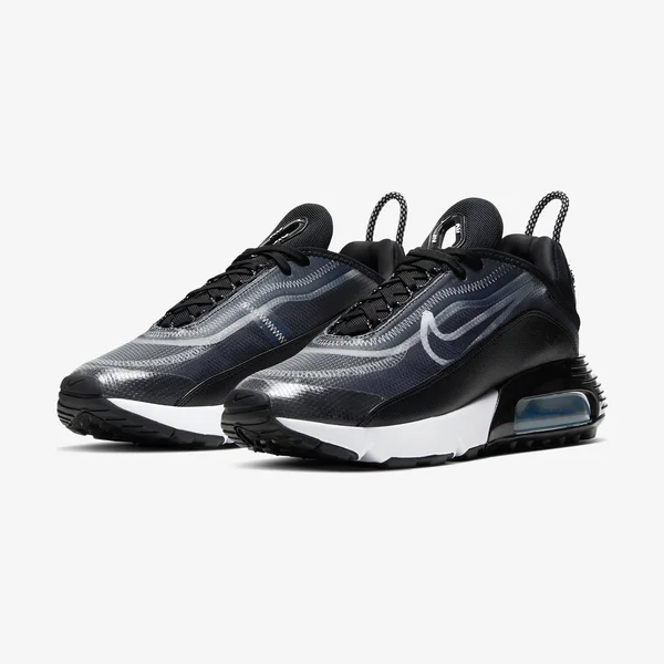 Nike - Women's Air Max 2090 (Black, Metallic Silver, White)