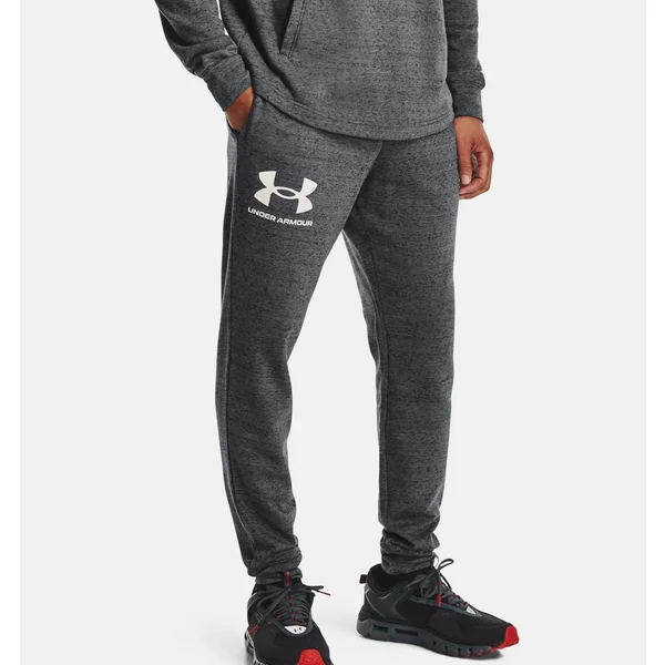 Under Armour Men's Rival Terry Joggers - Onyx White
