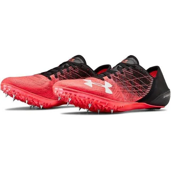 Under Armour Speedform Sprint 2 Black/Multi Men's Track Cleat Red/Black 10