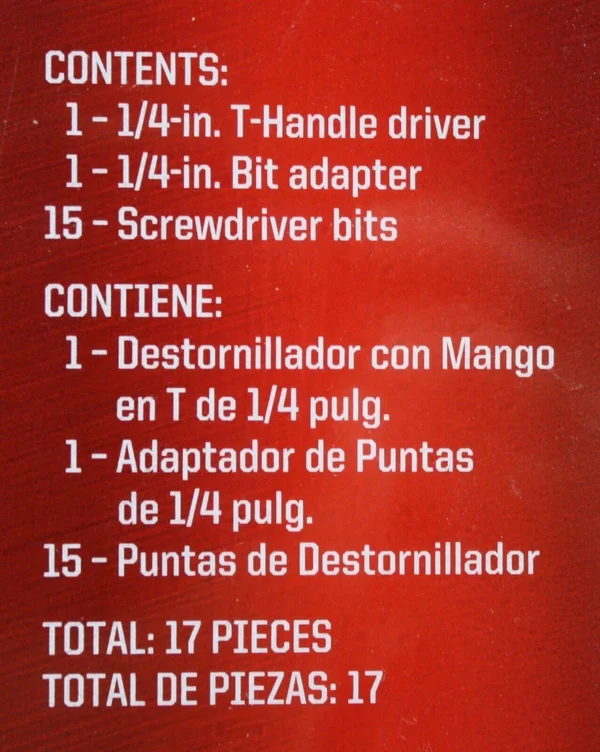 Craftsman Mach T Handle Driver 17 PC