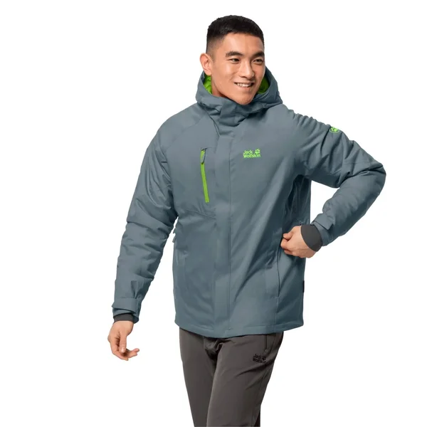 Jack Wolfskin Mens Troposphere Winter Jacket Storm Grey XXXL