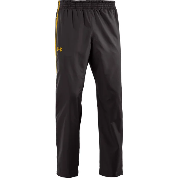 Under Armour Essential Woven Senior Pants, Size X-Large, Black/Sport Gold