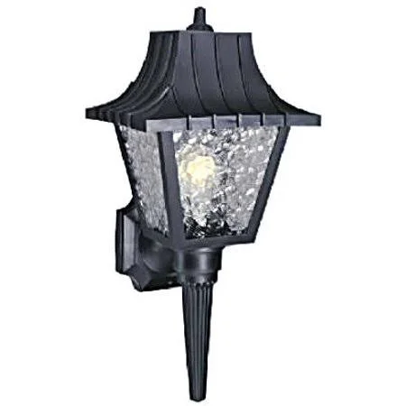 Westinghouse 66860 8 inch Square Black Wall Lantern