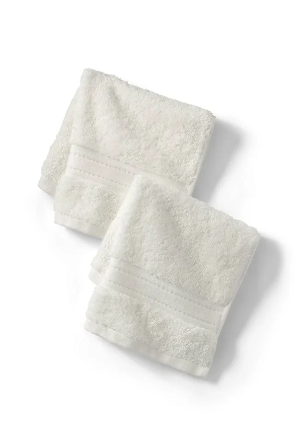 Supima Cotton Towel 6-Piece Set - Lands& End - Ivory