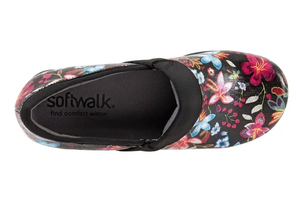 Softwalk Women's Meredith Sport Clog, Size: 11, Dragonfly Leather