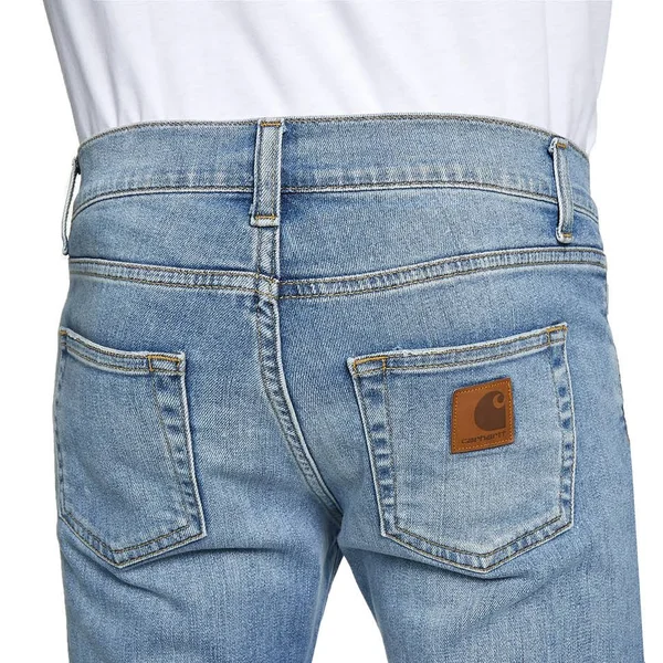 Carhartt WIP Rebel Pant Spicer Blue Stretch Denim, 11.75 oz - Blue - 34/34 - Men