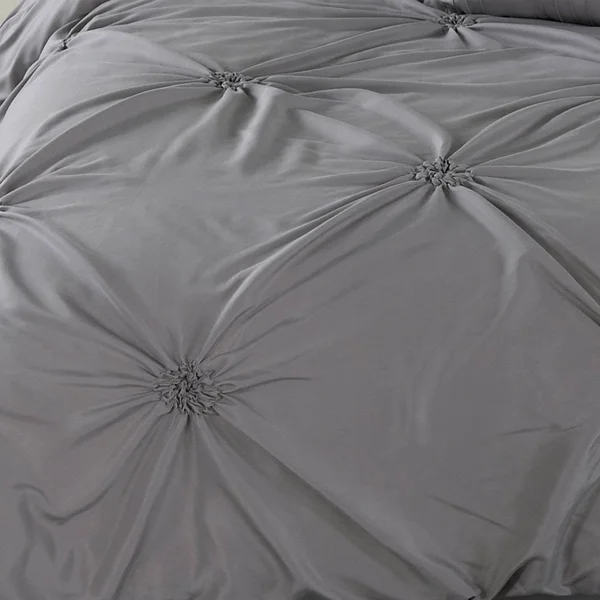 Riverbrook Home 81053 Lorraine Queen Size Comforter Set Gray - 8 Piece