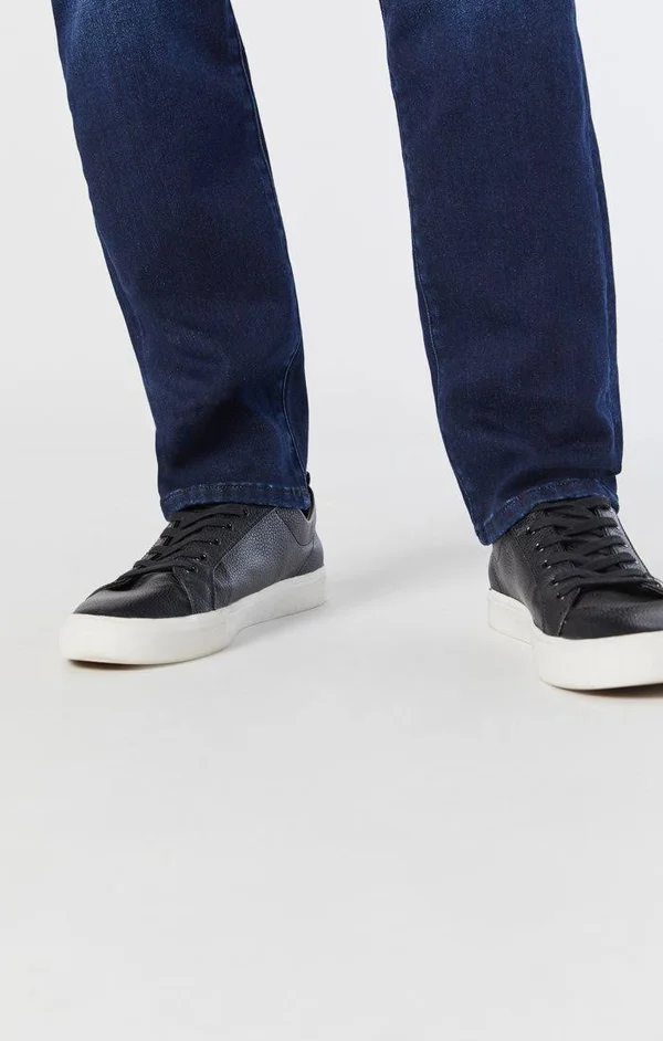 Mavi Men's Zach Straight Leg in Dark Brushed Athletic, Men's Jeans