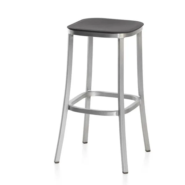 1 inch Counter Stool - Wood Seat by Emeco - Color: Brown (1 inch 24 Dark PC Walnut)