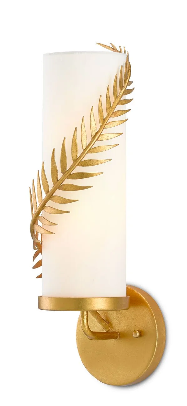 Queenbee Palm Wall Sconce - Currey & Company 5000-0191