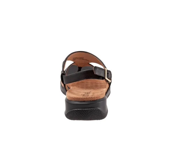Women's SoftWalk Temara Sandal - Size 6.5 W - Black
