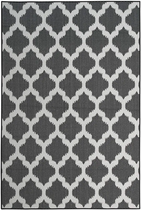 St Croix Trading Company Milana Home Black 8 ft. x 10 ft. Indoor - Outdoor Area Rug
