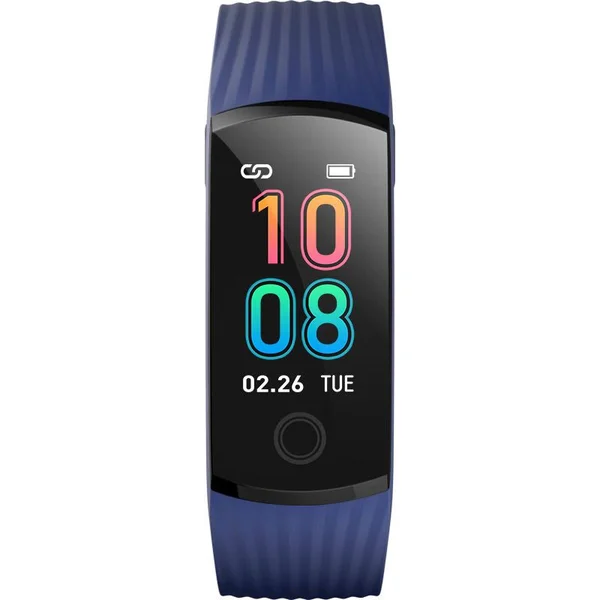 Genius Fit Watch Multifunctional Water-Proof Smart Watch GPS, Fitness, Sleep & Health Monitor Blue
